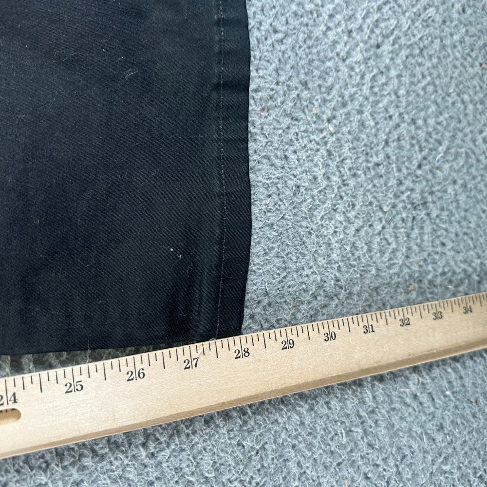 Jones New York Lexington Jeans Womens 14 Black Cotton Denim Straight Workwear - Picture 9 of 11